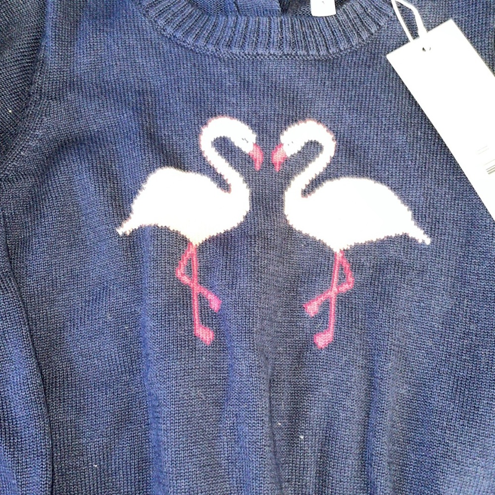 Janie & Jack Flamingo Sweater - Picture 2 of 3